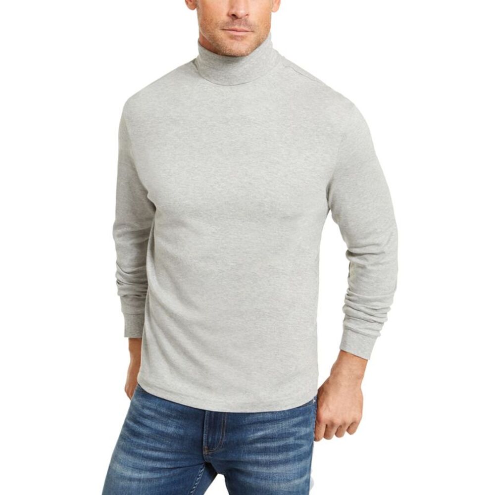 Men's Solid Turtleneck Shirt